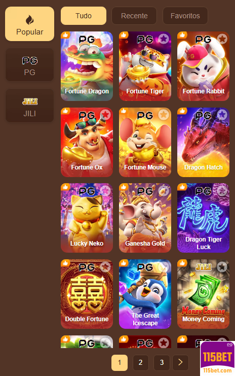 Jogos Certificados 115bet.com